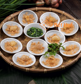 Beo cake with shrimp